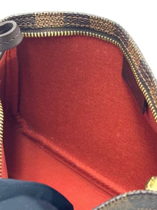 Louis Vuitton Navona Damier Ebene Leather Brown Handbag - Picture 11 of 12